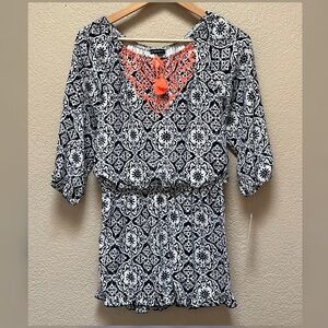 My Michelle Girl Romper Shorts Blue Color Size XL